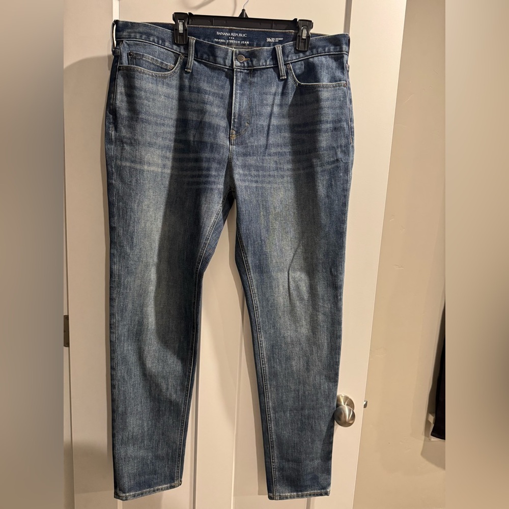 Banana Republic Men's Slim Blue Jeans - 38x32